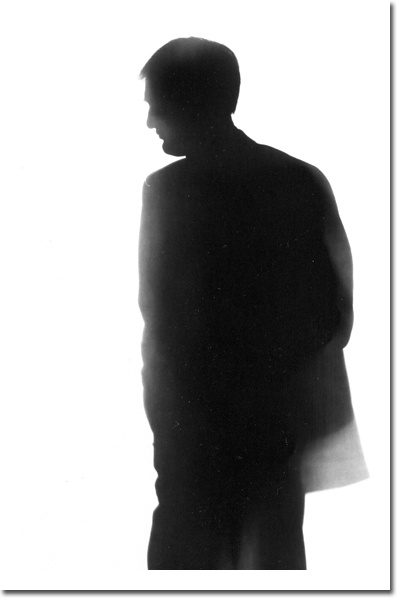 Floris Neusüss: Porträtsilhouette Herbert Molderings, 1996